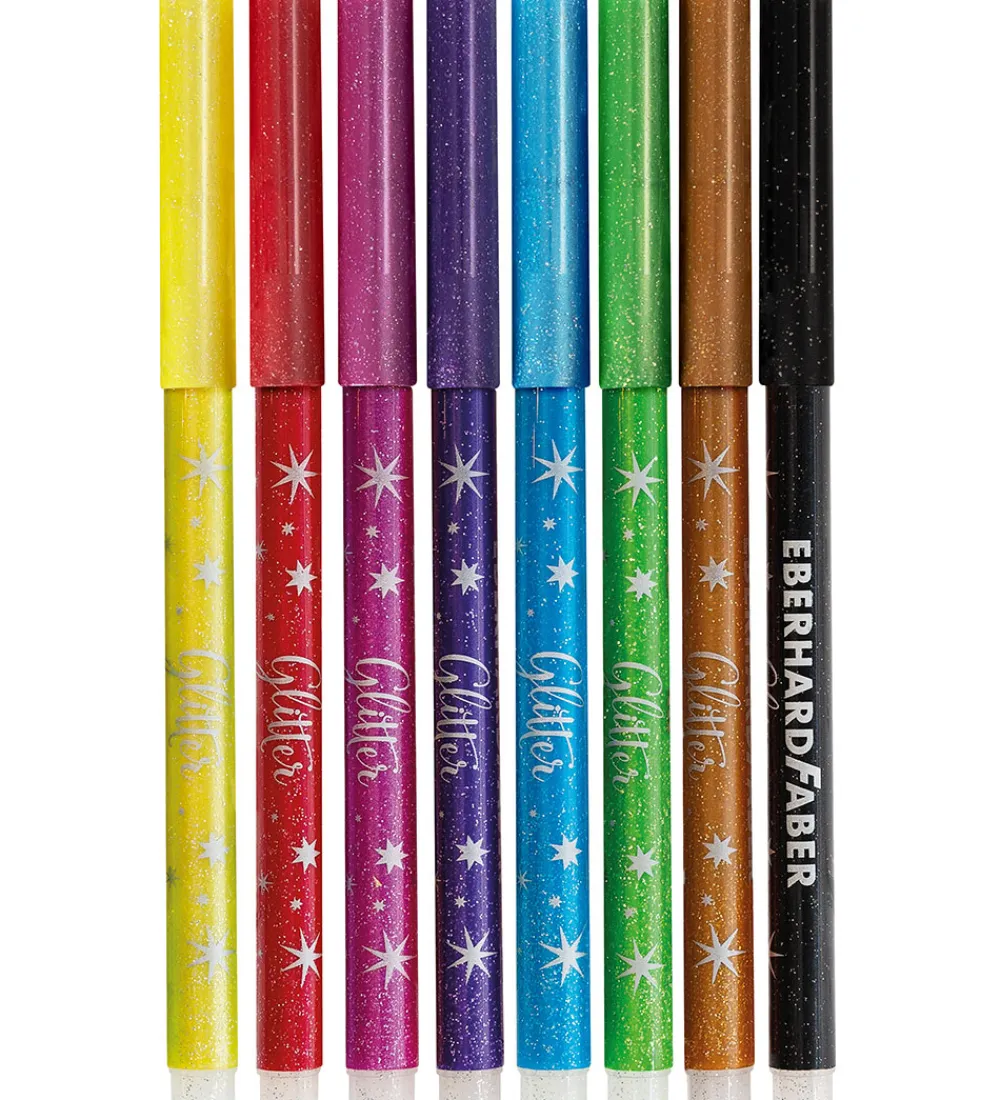Eberhard Faber Kreativ Leg|Tuscher Og Farver>Tuscher - 8 stk - Glitter
