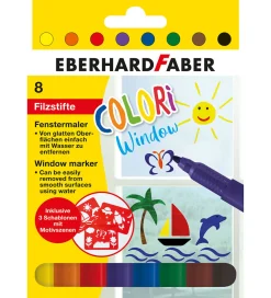 Eberhard Faber Kreativ Leg|Tuscher Og Farver>Tuscher Til Vinduer - 8 stk