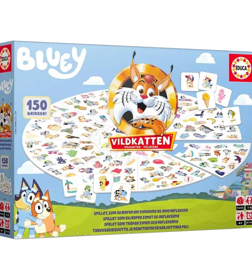 Educa Spil>Brætspil - Vildkatten - Bluey