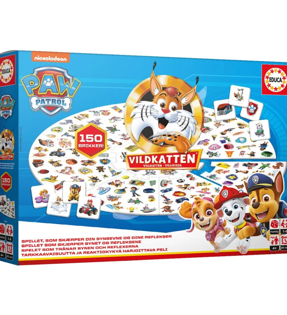 Educa Spil>Brætspil - Vildkatten Paw Patrol
