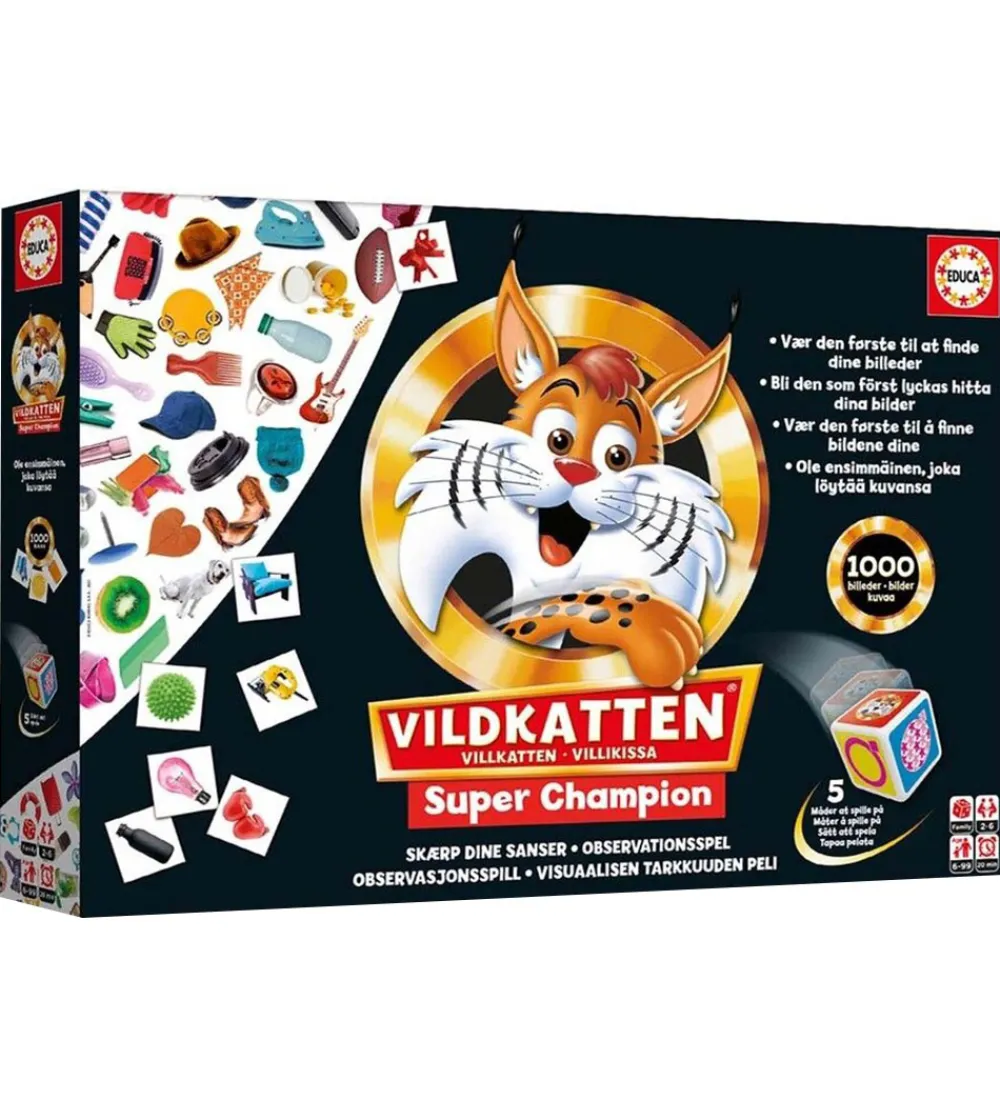 Educa Spil>Brætspil - Vildkatten Super Champion