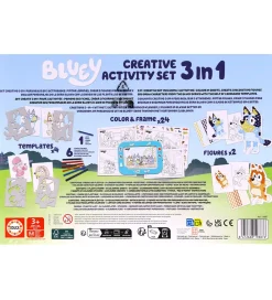 Educa Kreativ Leg|Kreasæt>Kreasæt - Bluey - 3 In 1 Creative Activity Set
