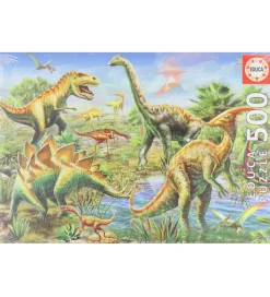 Educa Puslespil>Puslespil - 500 Brikker - Jurassic Playground