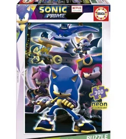 Educa Puslespil>Puslespil - 300 Brikker - Sonic Prime Neon