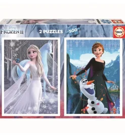 Educa Puslespil>Puslespil - 2x500 Brikker - Frozen