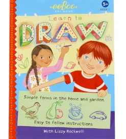 Eeboo Malebog>Bog - Lær At Tegne - Simple Former - Engelsk