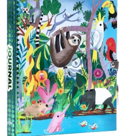 Eeboo Bøger>Dagbog m. Lås - Regnskoven