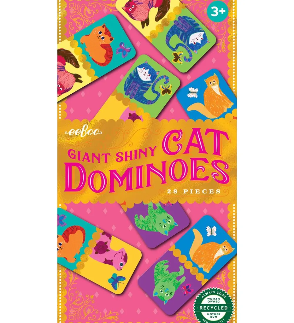 Eeboo Spil>Dominospil - 28 Brikker - Katte