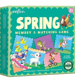 Eeboo Spil>Huskespil - 18 Par - Forår