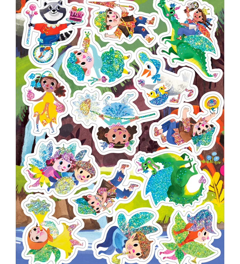 Eeboo Kreasæt>Klistermærkebog - 200+ stk. - Eventyr