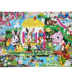 Eeboo Puslespil>Puslespil - 20 Brikker - 28x38 cm - Forår