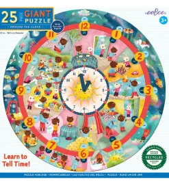 Eeboo Puslespil>Puslespil - 25 Brikker - Døgnets Timer