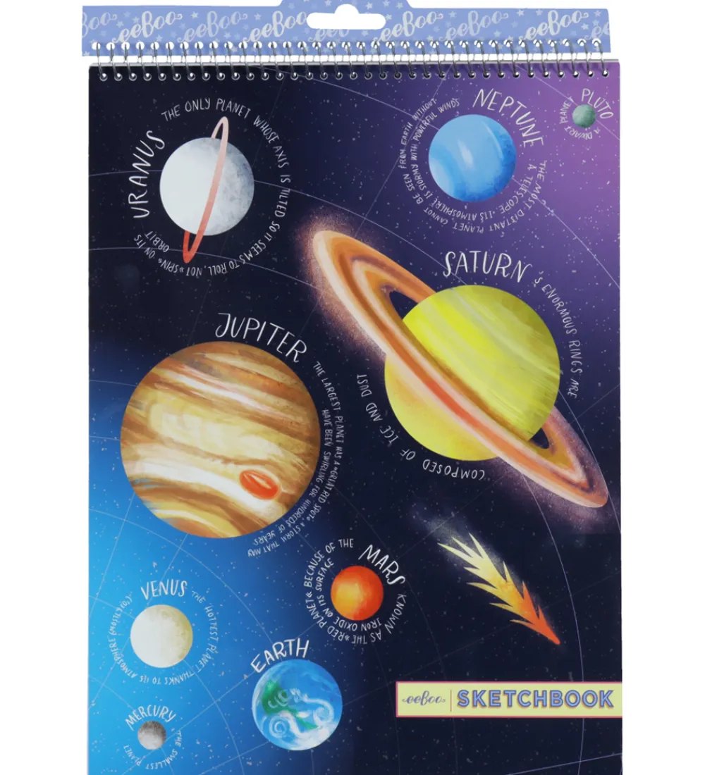 Eeboo Bøger>Skitseblok - Our Planets