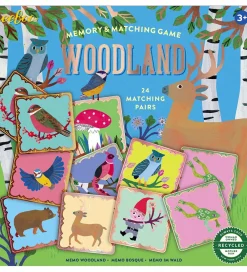 Eeboo Spil>Vendespil - 24 Par - Skov