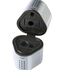 Faber-Castell Tuscher Og Farver>Blyantspidser - Grip Trio - Sølv