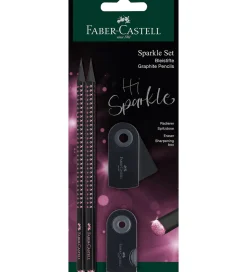 Faber-Castell Kreativ Leg|Tuscher Og Farver>Blyantsæt - Sparkle - 4 Dele - Black Edition - Mid