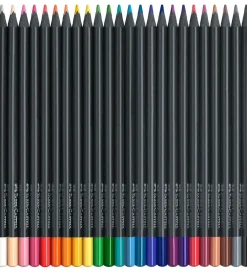 Faber-Castell Tuscher Og Farver>Farveblyanter - 24 stk. - Trekantet - Multi