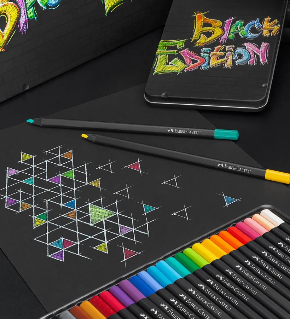 Faber-Castell Tuscher Og Farver>Farveblyanter - Trekantet - 12 stk - Multi