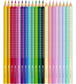 Faber-Castell Tuscher Og Farver>Farveblyanter - Trekantet - Grip Sommerfugl - 20 s