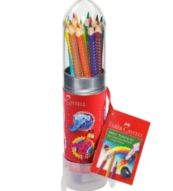 Faber-Castell Tuscher Og Farver>Farveblyanter m. Blyantspidser - 15 stk - Multi