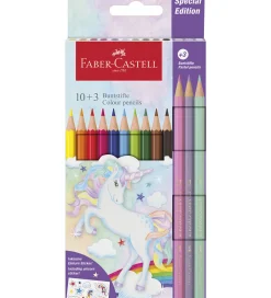 Faber-Castell Tuscher Og Farver>Farveblyanter - 13 stk. - Unicorn Pastel