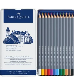 Faber-Castell Tuscher Og Farver|Maling>Farveblyanter - Goldfaber Akvarel - 12 stk - Multi