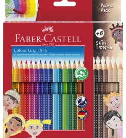 Faber-Castell Tuscher Og Farver>Farveblyanter - 24 stk. - Multi/Skin Tones