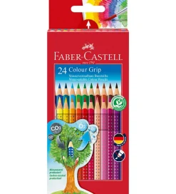 Faber-Castell Tuscher Og Farver|Maling>Farveblyanter - Grip - Akvarel - 24 stk - Multi