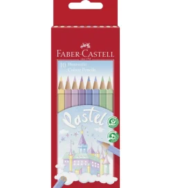 Faber-Castell Tuscher Og Farver>Farveblyanter - Slot - 10 stk - Pastel