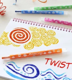 Faber-Castell Tuscher Og Farver>Farvekridt - Twistable - 24 stk