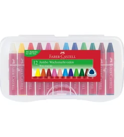 Faber-Castell Tuscher Og Farver>Farvekridt - 12 stk - Jumbo - Multi