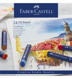 Faber-Castell Tuscher Og Farver>Fedtfarver - 24 stk