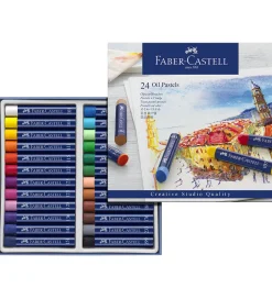 Faber-Castell Tuscher Og Farver>Fedtfarver - 24 stk