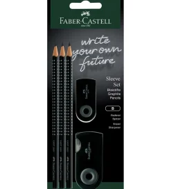 Faber-Castell Tuscher Og Farver>Grip Sæt - 5 Dele - Sort