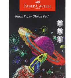 Faber-Castell Malebog>Skitsebog - 40 Ark - Sort A4