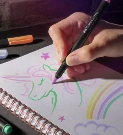 Faber-Castell Tuscher Og Farver>Tuscher - Black Edition - 6 Stk. - Pastel