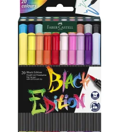 Faber-Castell Tuscher Og Farver>Tuscher - Black Edition - 20 Stk