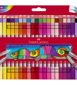 Faber-Castell Tuscher Og Farver>Tuscher - Dobbelt Tyk/Tynd - 40 stk