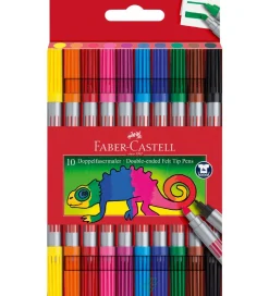 Faber-Castell Tuscher Og Farver>Tuscher - Dobbelt Tyk/Tynd - 10 stk - Multifarvet