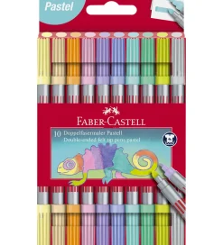 Faber-Castell Tuscher Og Farver>Tuscher - Dobbelt Tyk/Tynd - 10 stk - Pastel