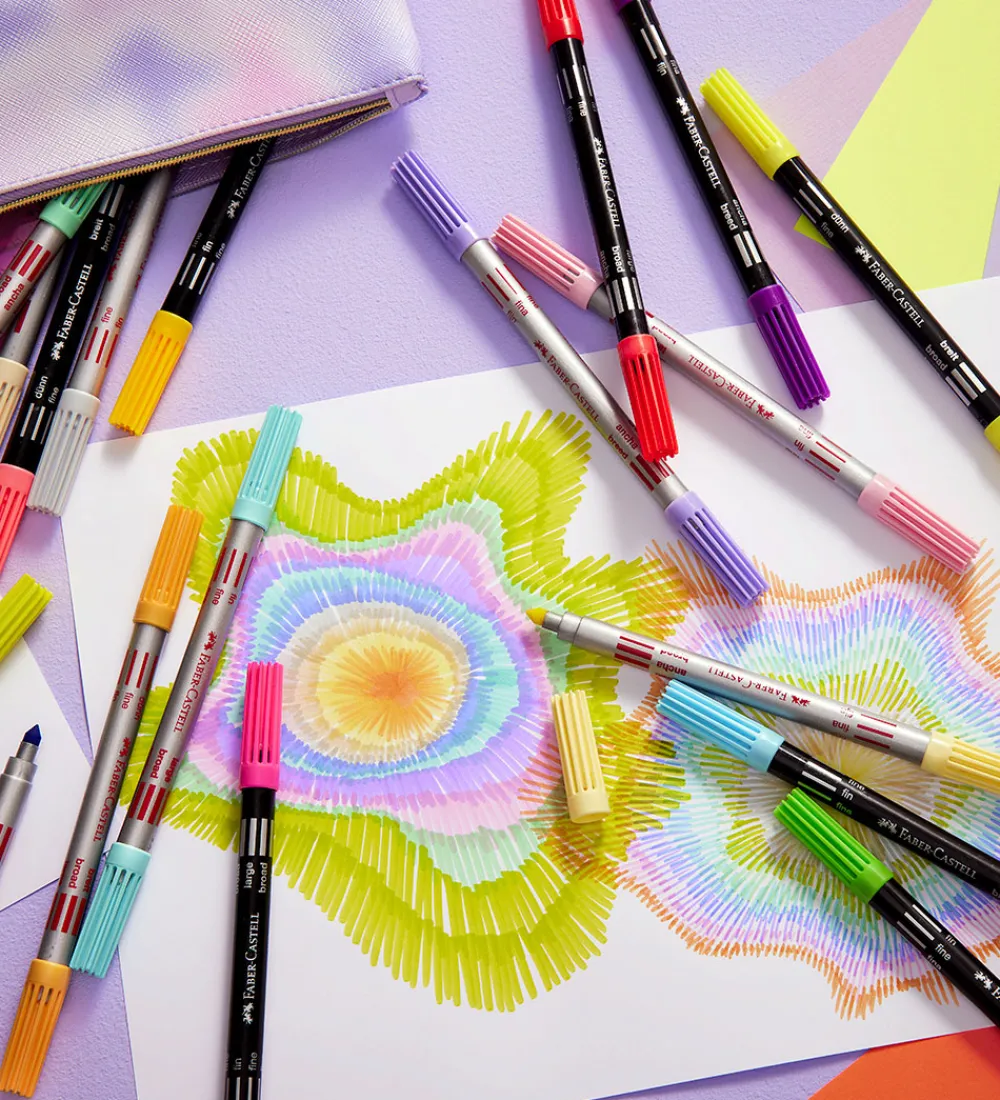 Faber-Castell Tuscher Og Farver>Tuscher - Dobbelt Tyk/Tynd - 10 stk - Pastel