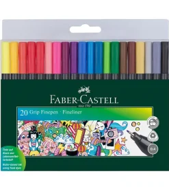 Faber-Castell Tuscher Og Farver>Tuscher - Fineliner - 20 stk - Multi