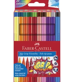 Faber-Castell Tuscher Og Farver>Tuscher - Grip - 20 stk - Multifarvet