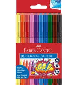 Faber-Castell Tuscher Og Farver>Tuscher - Grip - 10 stk - Multifarvet