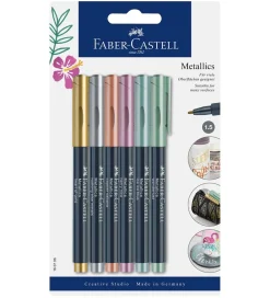 Faber-Castell Tuscher Og Farver>Tuscher - Metallic Pen - 6 stk - Multifarvet