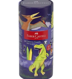 Faber-Castell Tuscher Og Farver>Tuscher m. Etui - Connector - 20 stk. - Dino