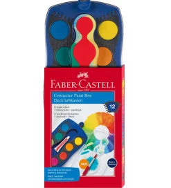 Faber-Castell Tuscher Og Farver|Maling>Vandfarve - Connector - 12 Farver