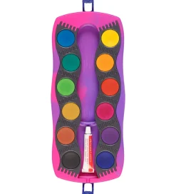 Faber-Castell Kreativ Leg|Maling>Vandfarve - Unicorn Pink - 12 Farver + Chinese Whi