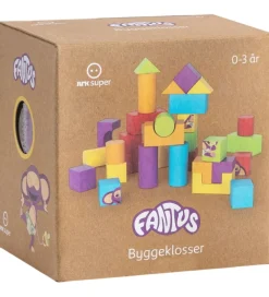 Fantorangen & Fantus Konstruktionslegetøj|Byg Og Klodser>Byggeklodser - Træ - 30 Dele