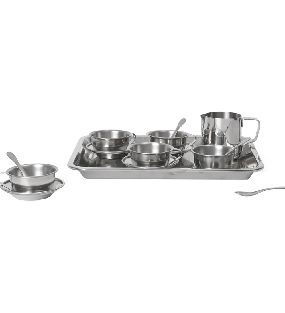 Ferm Living Legekøkken Og Legemøbel>Te-sæt - Toro - Børstet Stål